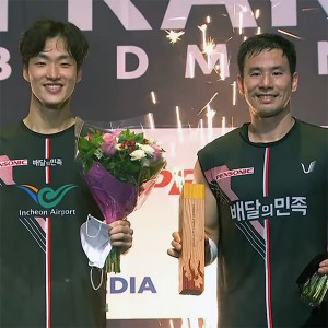 베테랑의 품격 고성현-신백철, 남복 세계 1위 인니 조 꺾고 프랑스오픈 